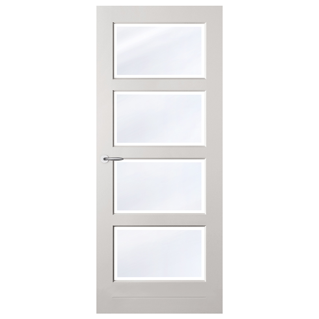 Binnendeur Austria Colour Lux Plus Perpignan met geplaatst Blank Facetglas